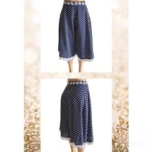 Free People KAS New York Daisy Flower Embroidered Culotte